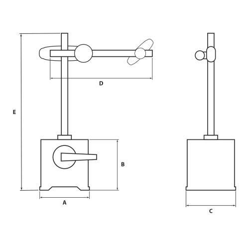 oximag-desenho-tecnico-base-magnetica-articulada-de-ajuste-fino